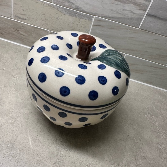 Polish Pottery Apple 🍎 - Picture 4 of 7